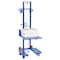 Vestil Steel Lite Load Lift w/Winch, Swivel Casters, and Manual Floor Lock LLW-242060-4SFL - alternate 5